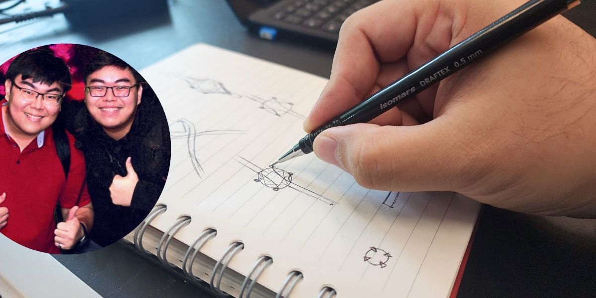 Sketching jewellery designs